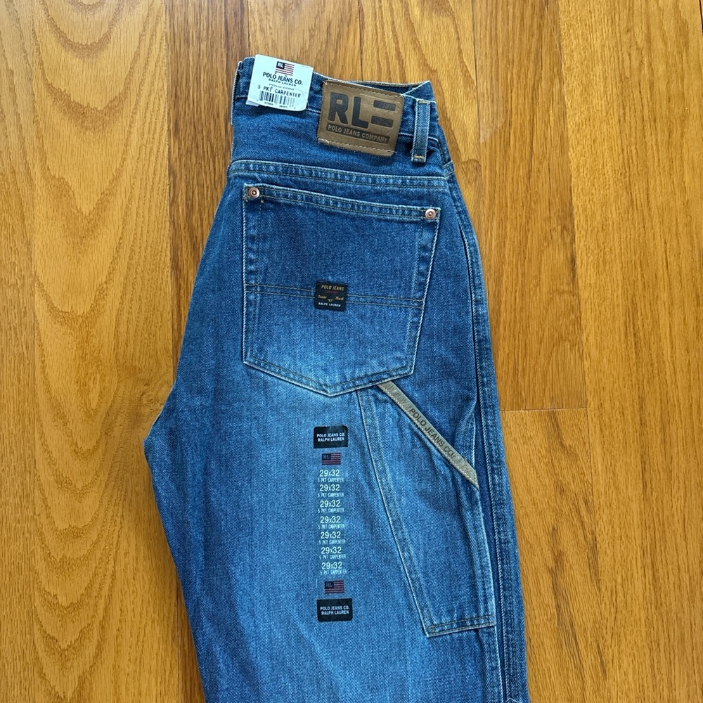 NEW WITH TAGS Vintage Ralph Lauren Carpenter Jeans